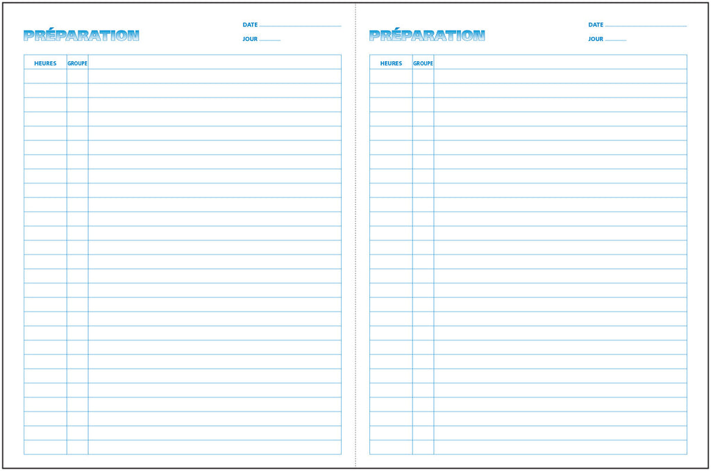 Prep Notebook Standard school preparation notebook Écolo # 12 – Papeterie Ecolo Plus