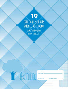 Standard science notebook Écolo # 10