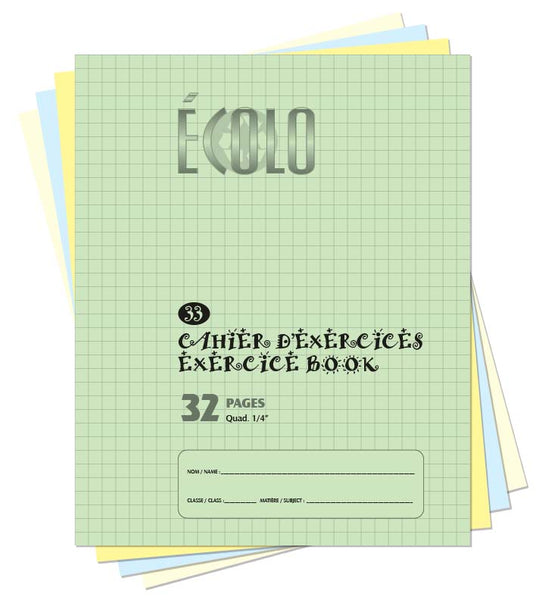Small quad notebook Écolo # 33