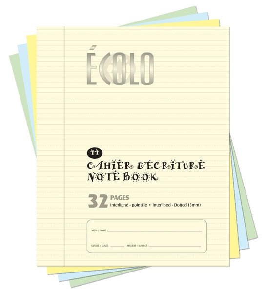 Small interlined-dotted notebook Écolo # 44
