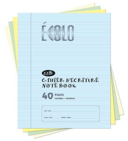 Small interlined notebook Écolo # 55B