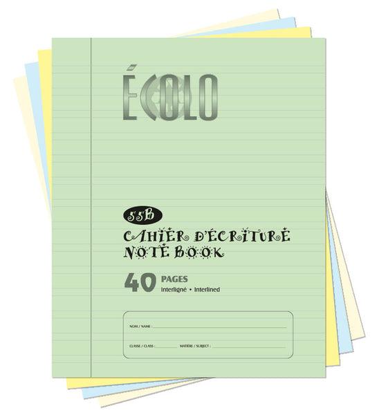 Small interlined notebook Écolo # 55B