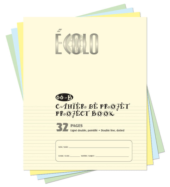 Small project notebook Écolo # 66B