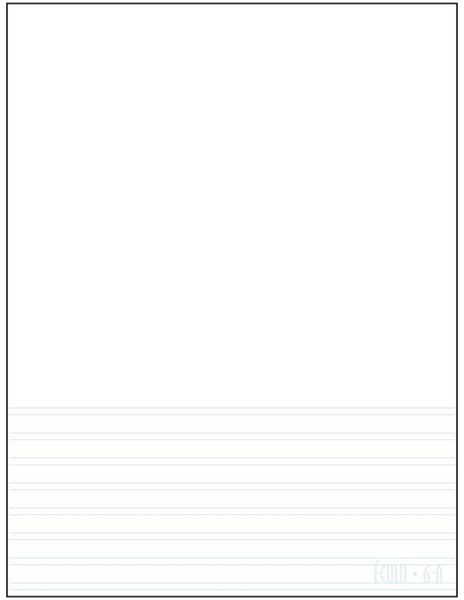 Standard project notepad Écolo # 6A