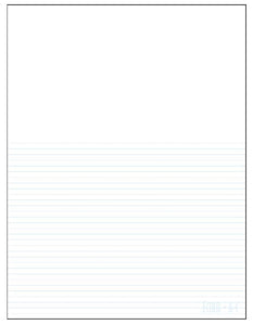 Standard project notepad Écolo # 6C