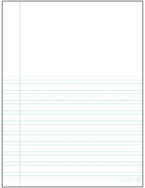 Standard project notepad Écolo # 6E